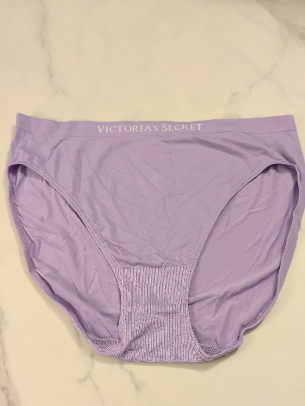 Victoria's Secret Lavender Cotton High-Cut Brief NWT